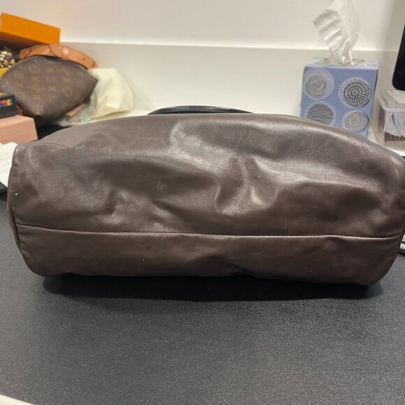 Prada Brown Leather Handbag (48741) - Picture 9 of 11